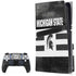 Michigan State University Black and White Stripes PS5 Pro Disk Bundle  Skin